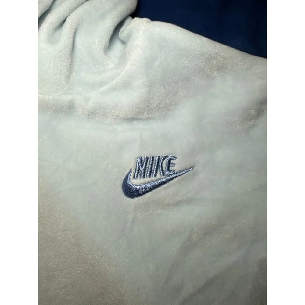 Nike velvet hoodie girls‎ medium 6 athleisure comfort y2k